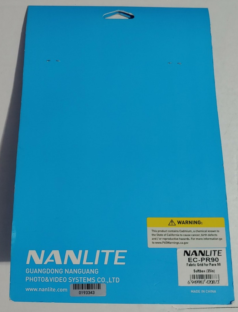 Nanlite EC-PR90 EGGCRATE FOR parabolic 90 Soft Box