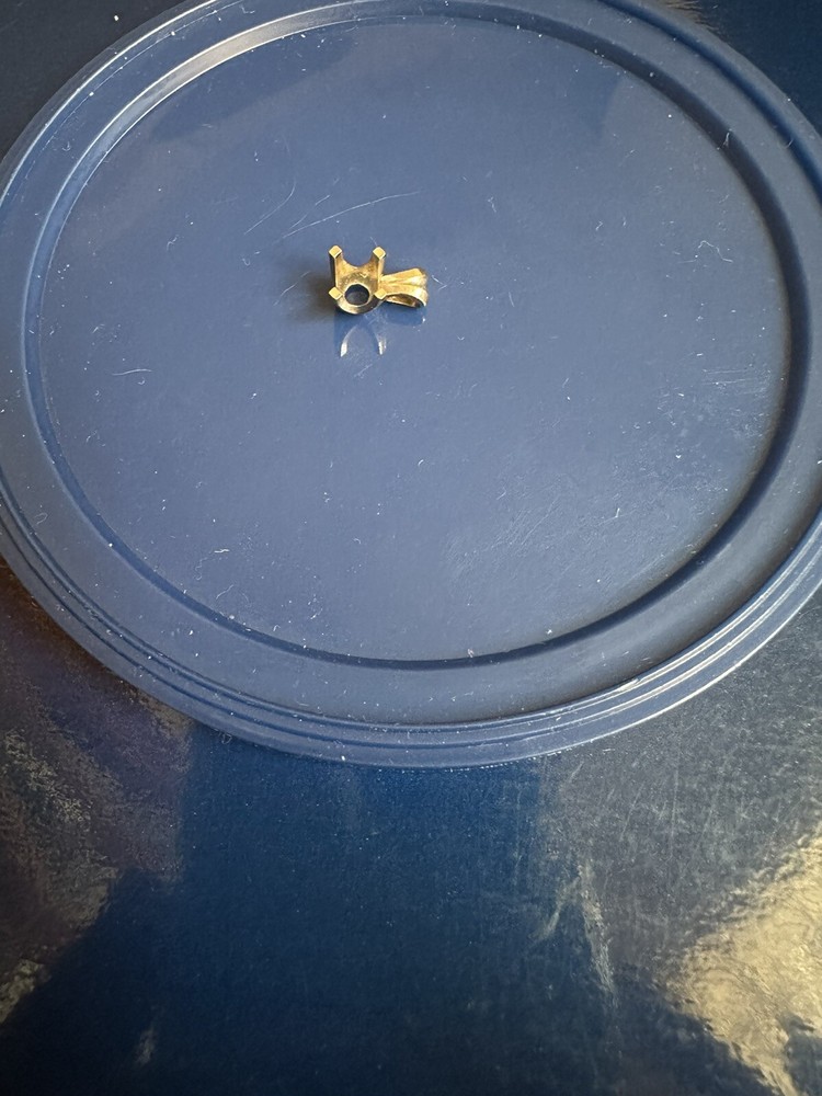 1.50ct 24K white gold round 4 prong pendant setting solid base pendant mounting