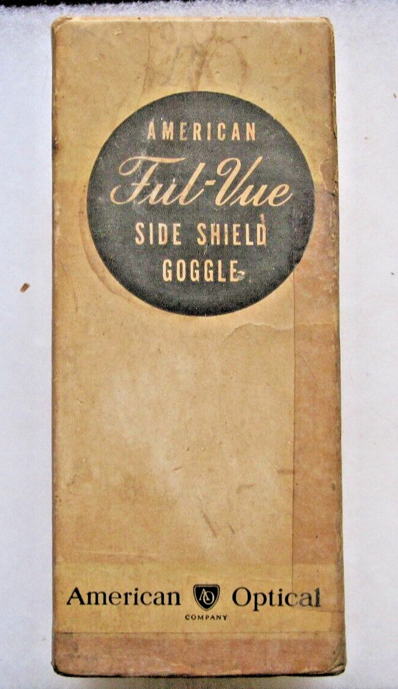American Optical Side Shield Driving Goggles in Original Box