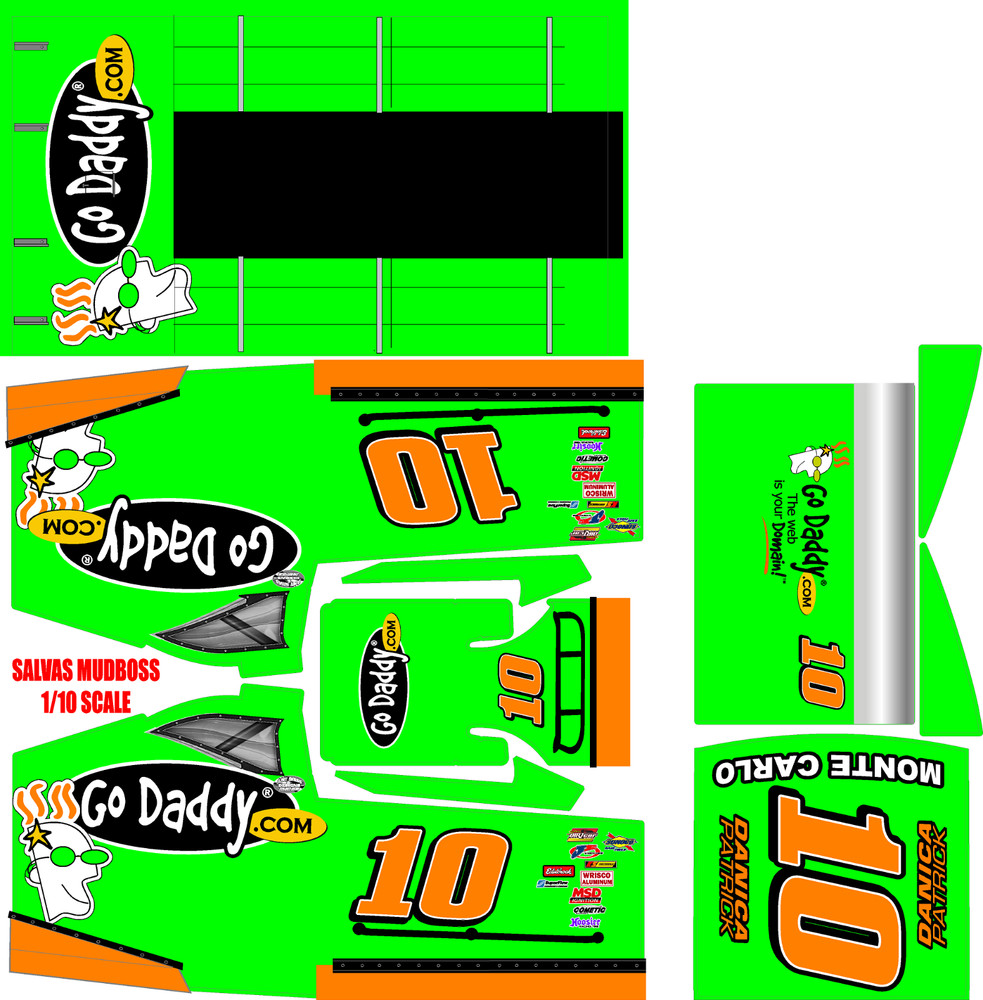 SALVAS MUDBOSS TRAXXAS SLASH DANICA PATRICK  THEMED