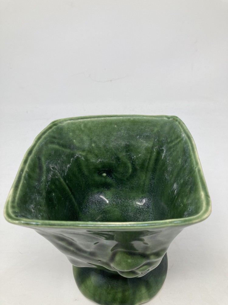 Green Vimtage 5-1/4 inch planter