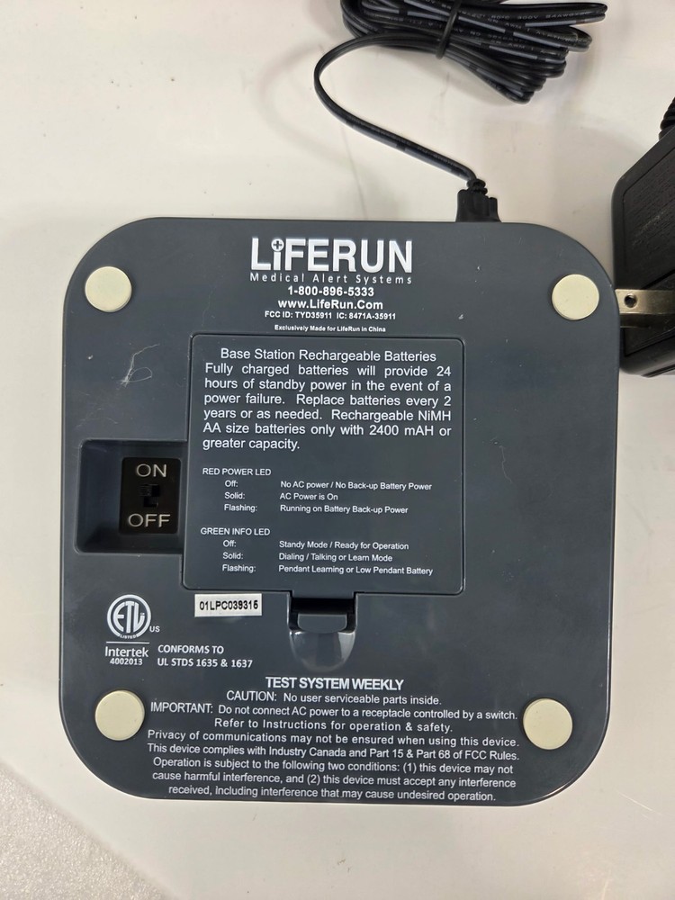 Life Run Personal 2-Way Voice Emergency Response System