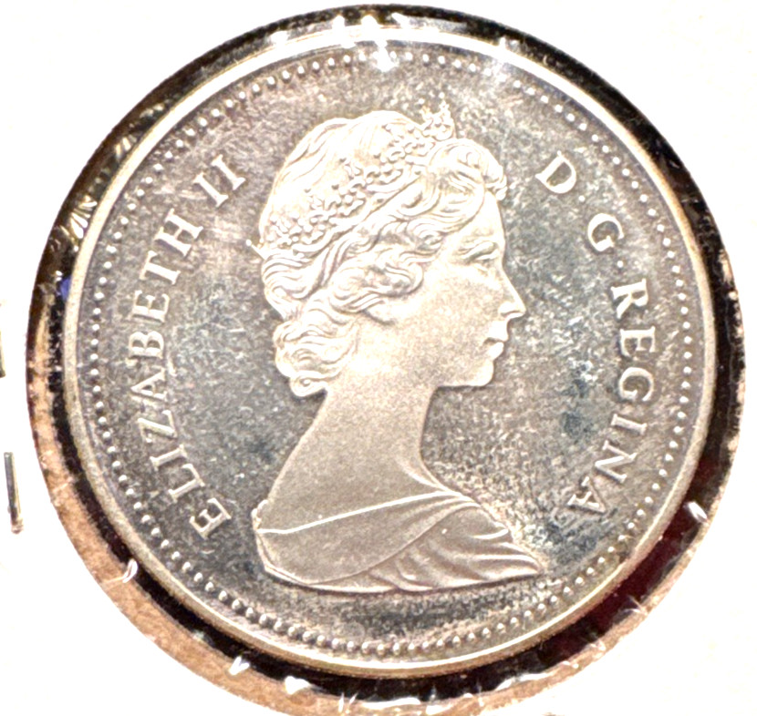 Canada 1983 silver proof dollar KM 138 Gem BU