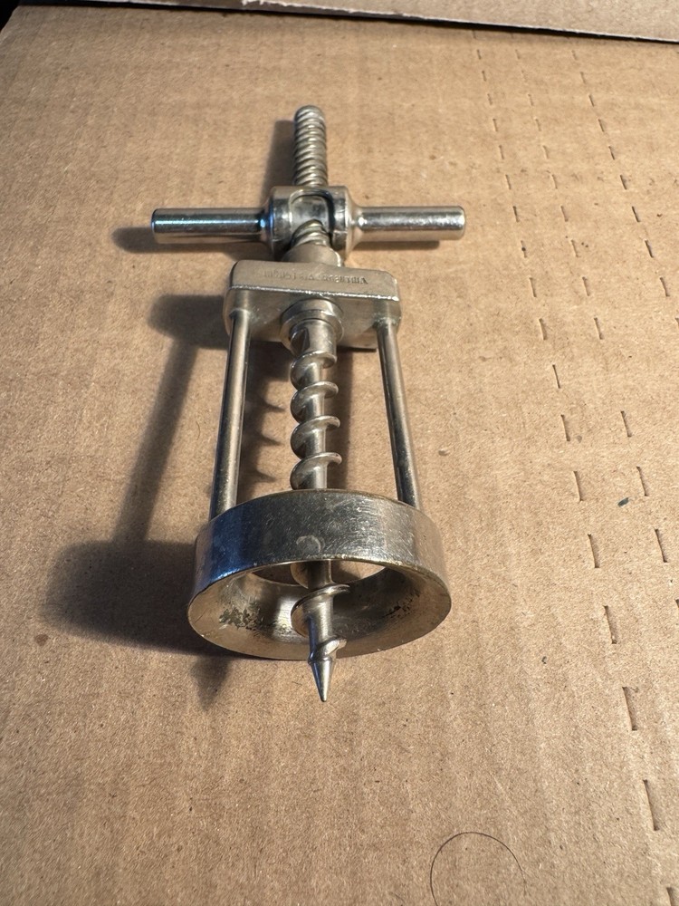 Interesting old wine cellar Industria Argentina corkscrew