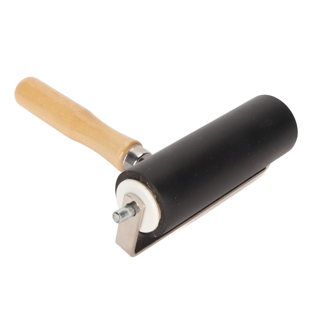 Rubber Brayer Roller Sturdy Wide Ink Roller For Printmaking Stamping