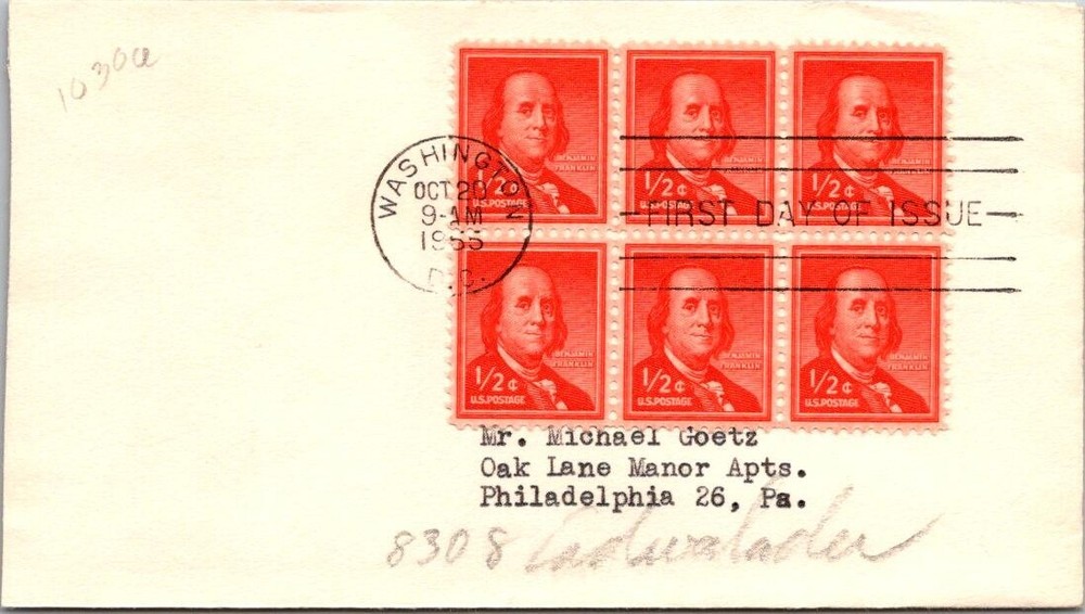 SC #1030 ADAM K BERT FDC 1966 Washington DC - J17082