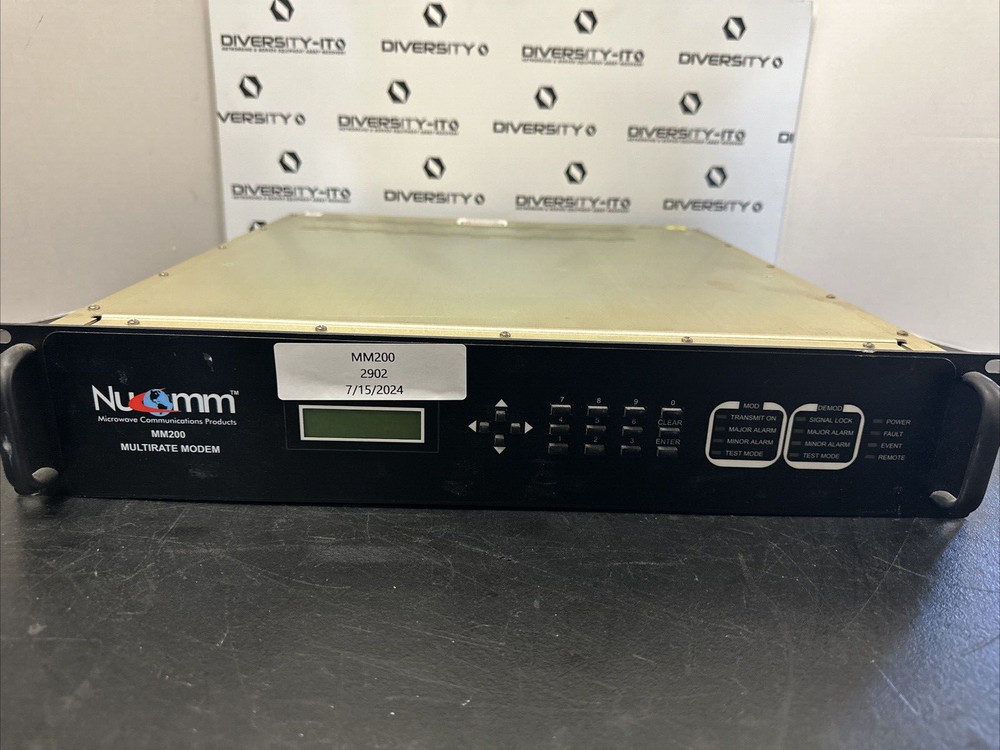 MM200 Multi-Rate Microwave Modem