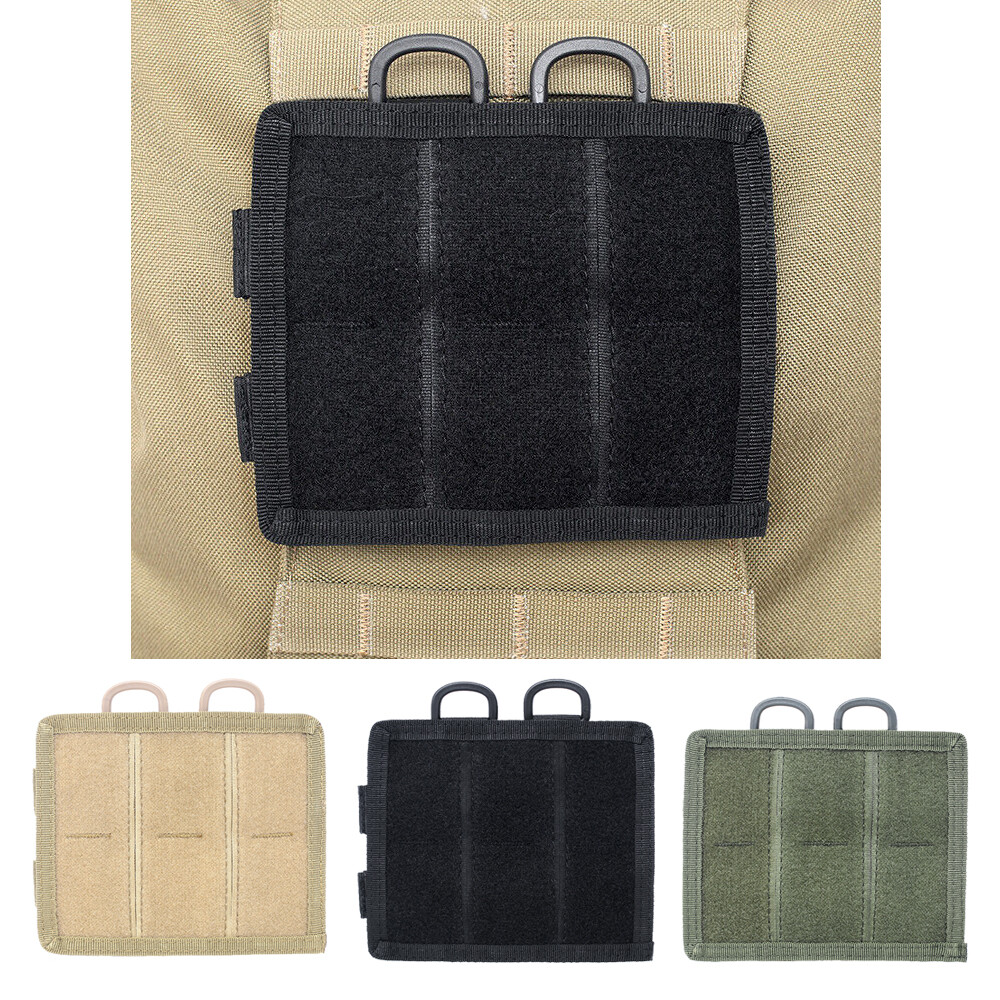 Hook and Loop Tactical Morale Patches Board Molle Attachment for Molle Backpack