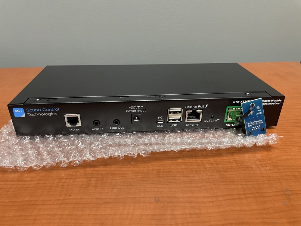 Sound Control Technologies RTK-X57 TX & RX System - Poly Studio Remote Table Kit