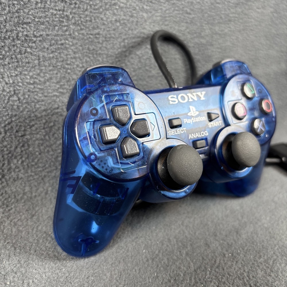 PlayStation 2 - OEM Ocean Blue DualShock 2 Wired Controller - SCPH-10010