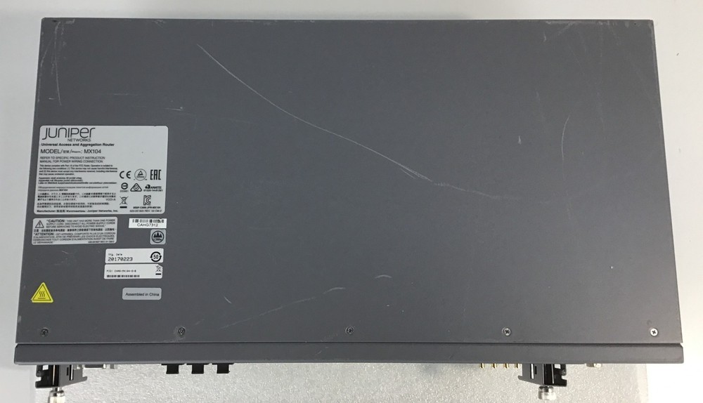 Juniper MX104-AC Universal Routing Platform ***Chassis Only***