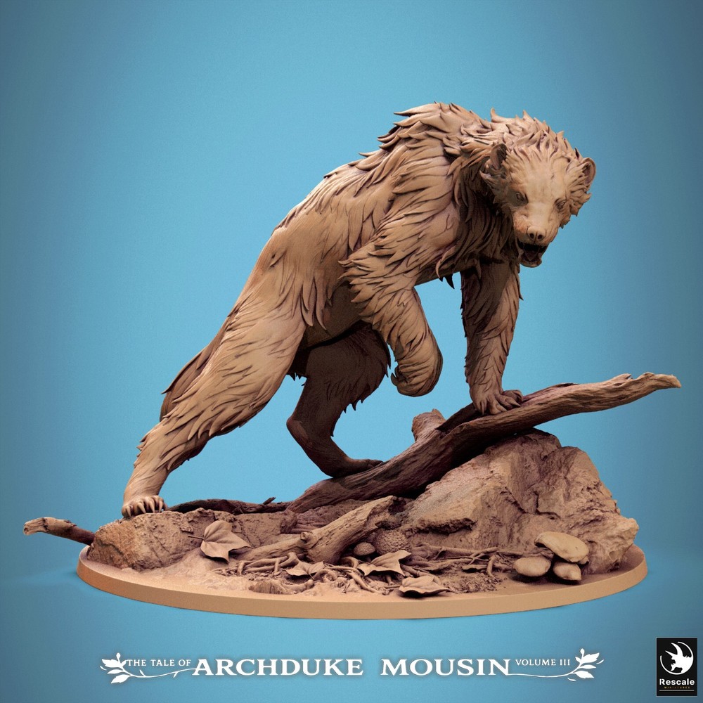 Wolverine by Rescale Miniatures | D&D | DnD | Pathfinder | Print on Demand