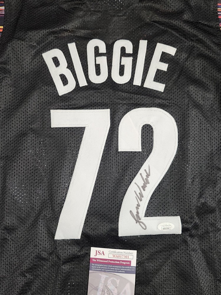 Jamal Woolard Signed Auto custom Brooklyn Nets Jersey Notorious Biggie JSA COA