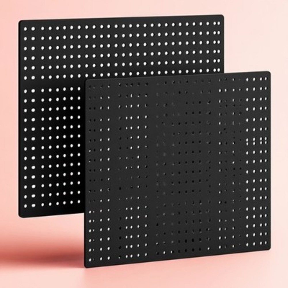 2PACK Pegboards Wall-Mounted Toolboard 24" x 12" Wall Organizer for Tool Storage