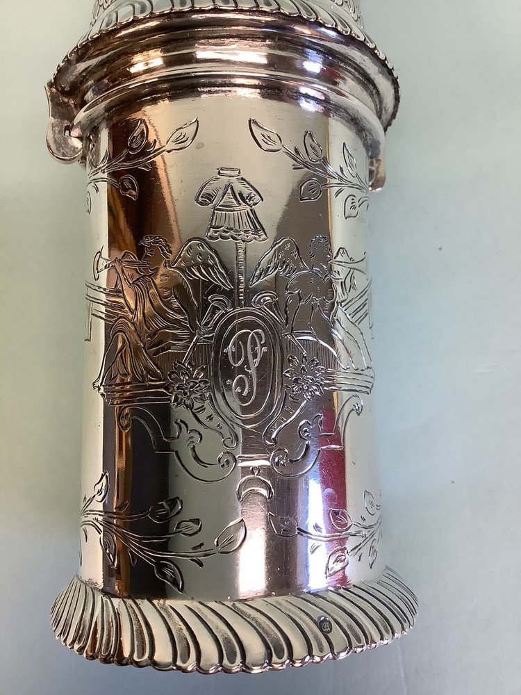 Dutch Silver .813-.835 Sugar Caster for Export 6”H