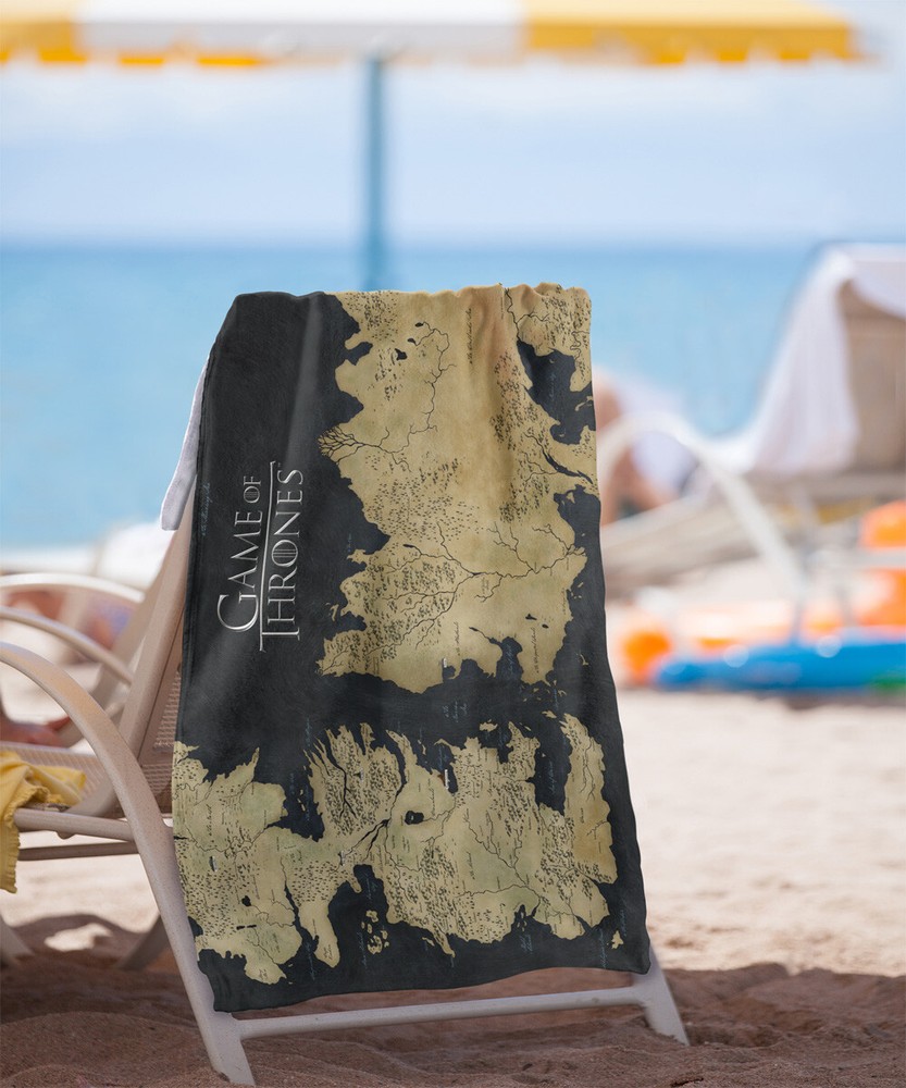 Game of Thrones Westeros Map Beach Towel 30"x60"