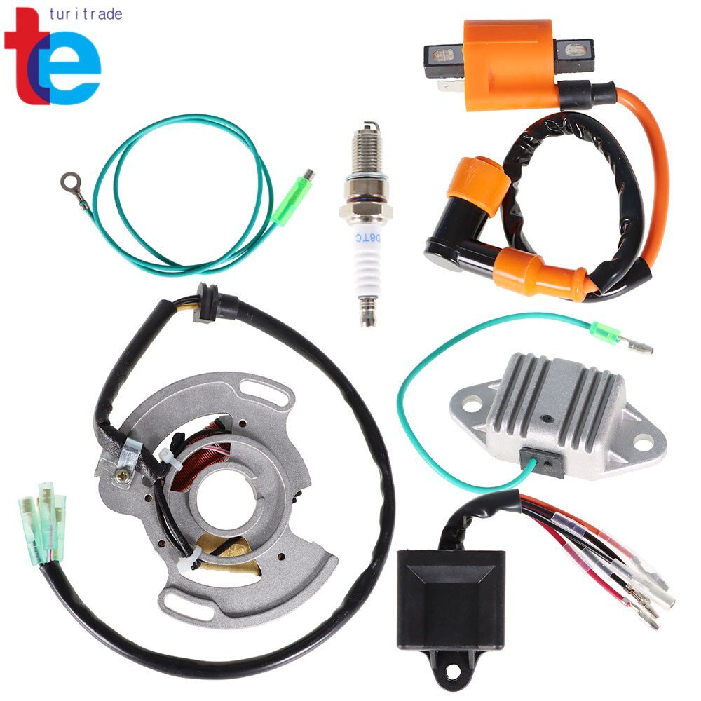 For Yamaha Blaster YFS200 1997-2001 Ignition Spark Plug CDI Regulator & Stator