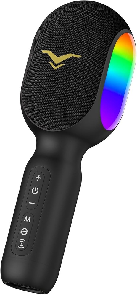 Wireless Bluetooth Karaoke Microphone 5-in-1 Portable Handheld Mic Speaker