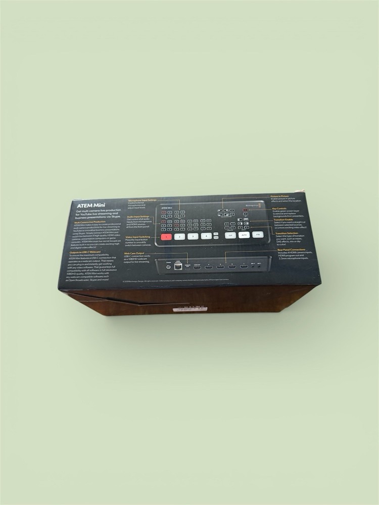 Blackmagic Design ATEM Mini HDMI Live Stream Switcher - Pre-Owned With Case