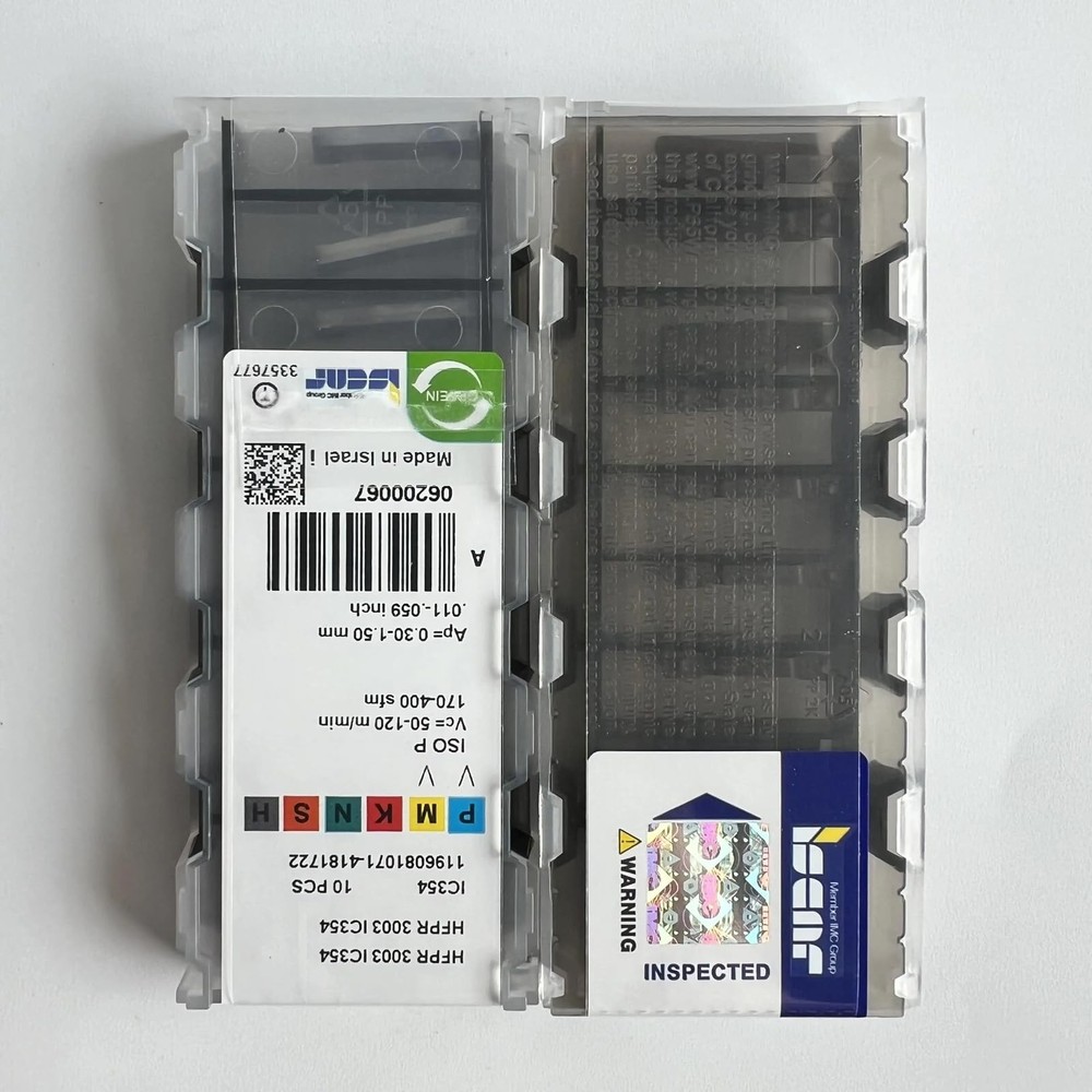 ISCAR / HFPR3003 IC354 / Industrial indexable carbide inserts 10 Pcs