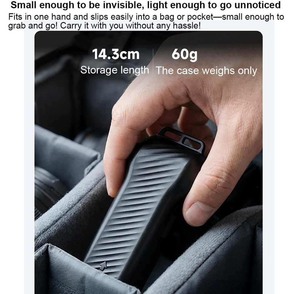 For DJI Pocket 4 Storage Case Full Coverage Built in Filter Slots Anti Scratch