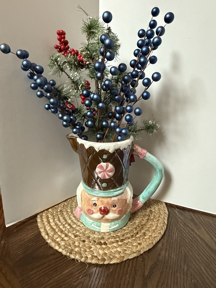 Iridescent Nutcracker Pitcher Pink Pastel