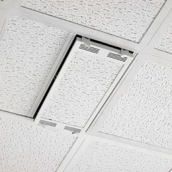 Chief CMS491 1' x 2' Above Suspended Ceiling Storage Box with Column Drop