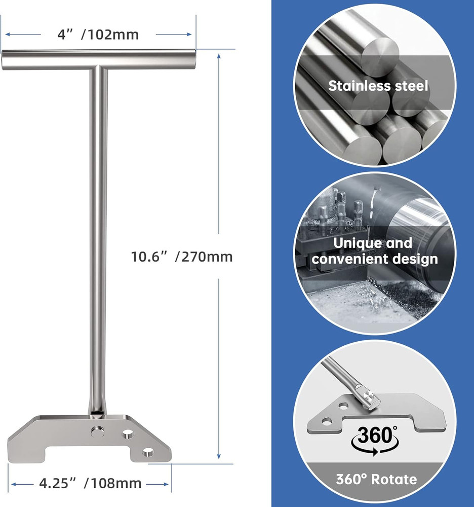 Garbage Disposer Unjamming Wrench,Silver Garbage Disposal Wrench Tool,Garbage Di