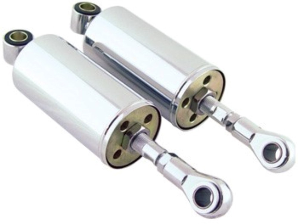 V-Factor 29096 Chrome Adjustable Length Shocks for Harley Softail 89-99