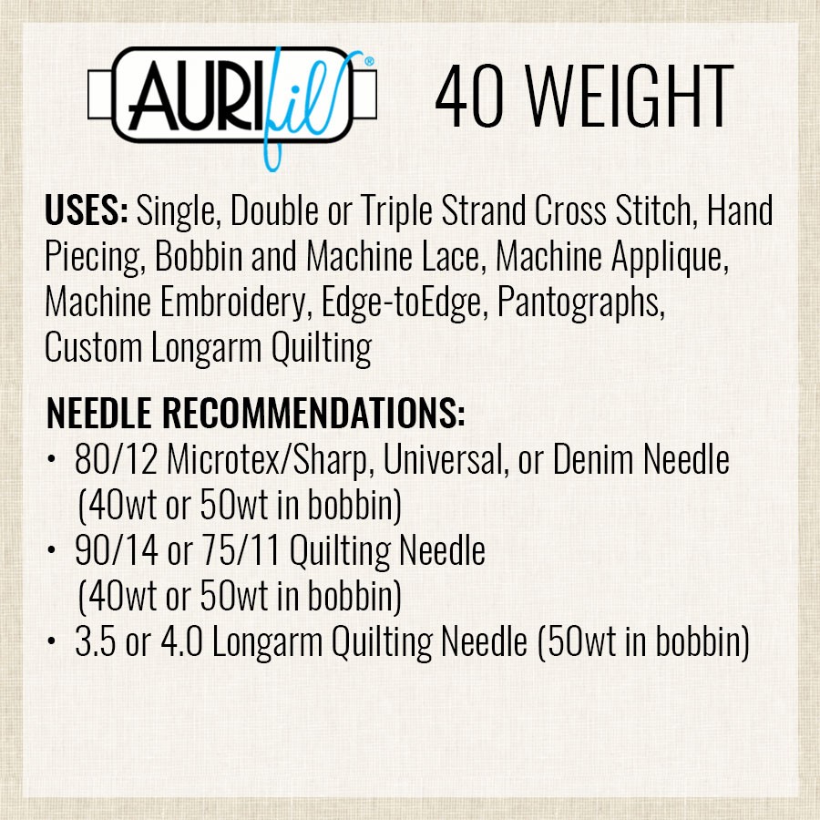 Light Emerald 2860 | 40wt Small Spool 150M / 164Y | Aurifil