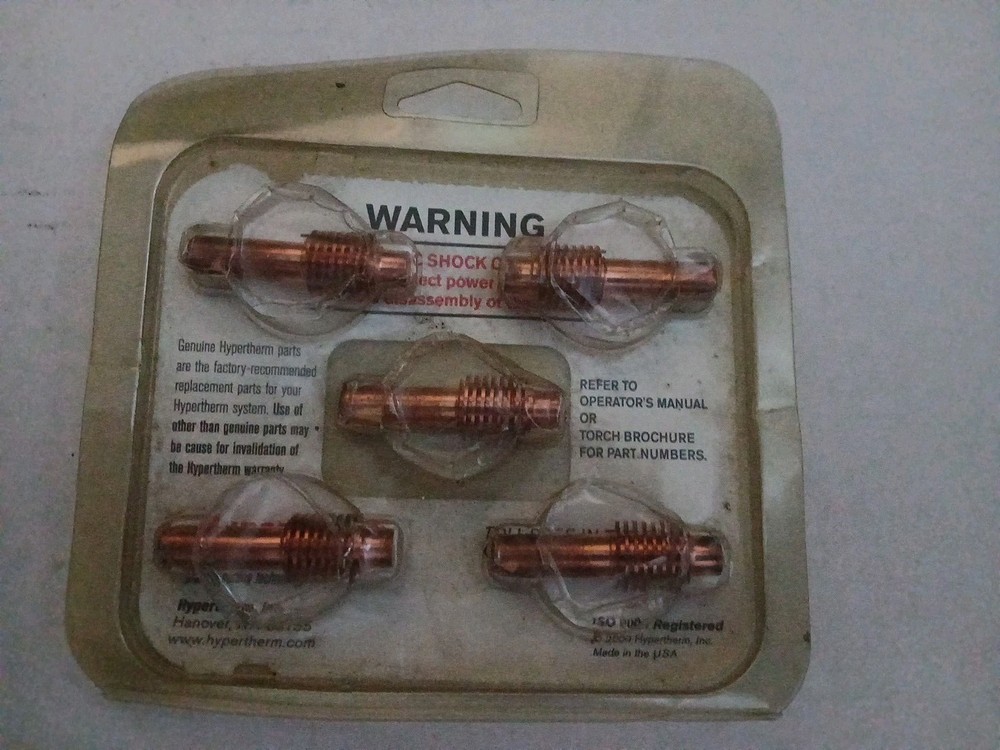 PLASMA 120574 PLASMA ELECTRODE, 5/PKG, FOR MAX40CS/42/43/PMX800/900