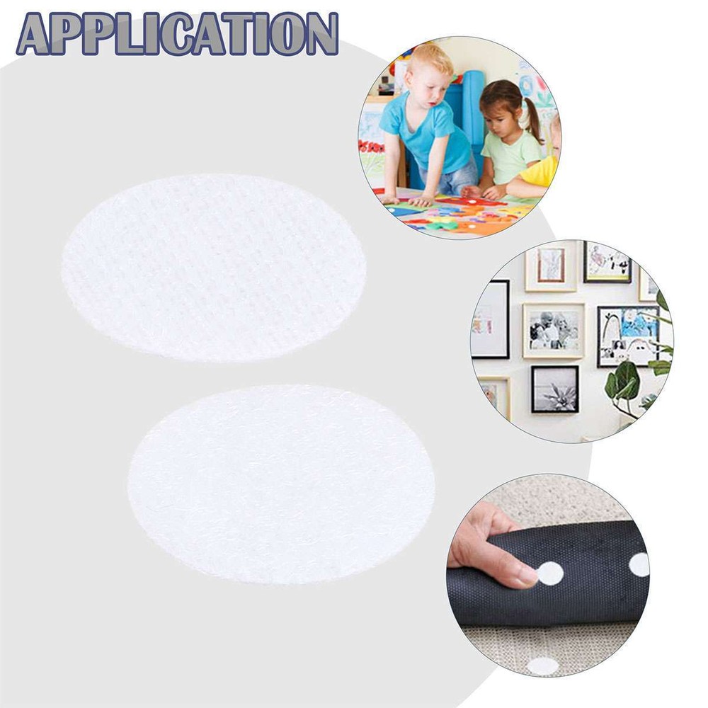 400Pc Self Adhesive Dots Strong Adhesive Acrylic Seamless Multifunctional Clear