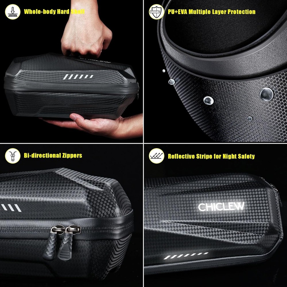 Electric Scooter Storage Bag, Hard-shell Protection./