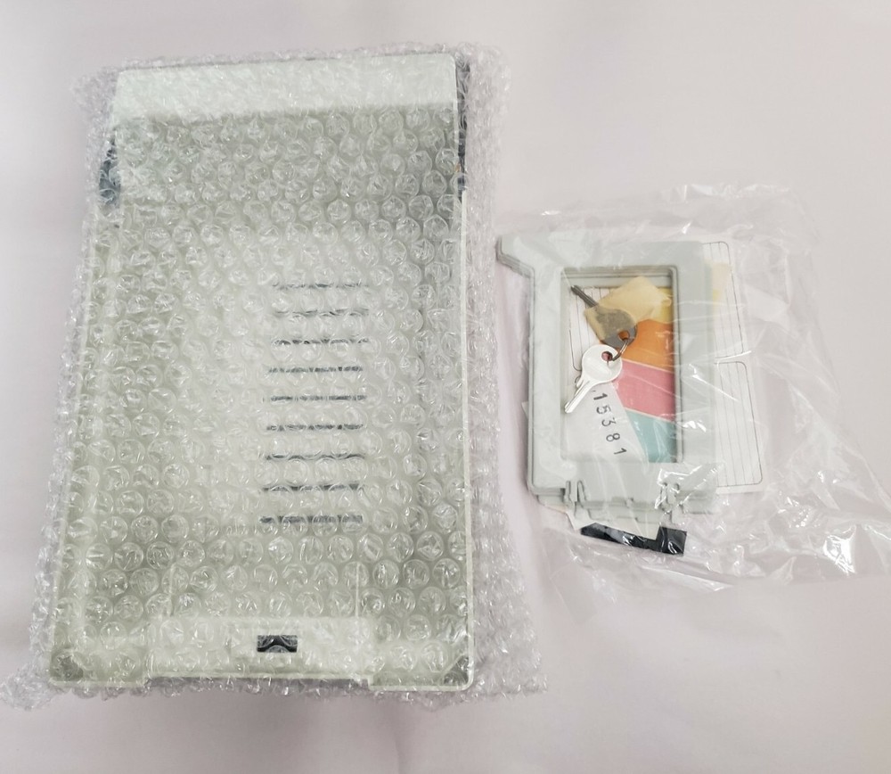 Vintage ACCO Locking Diskette Tray Organizer Storage Case 3.5" Floppy Disk