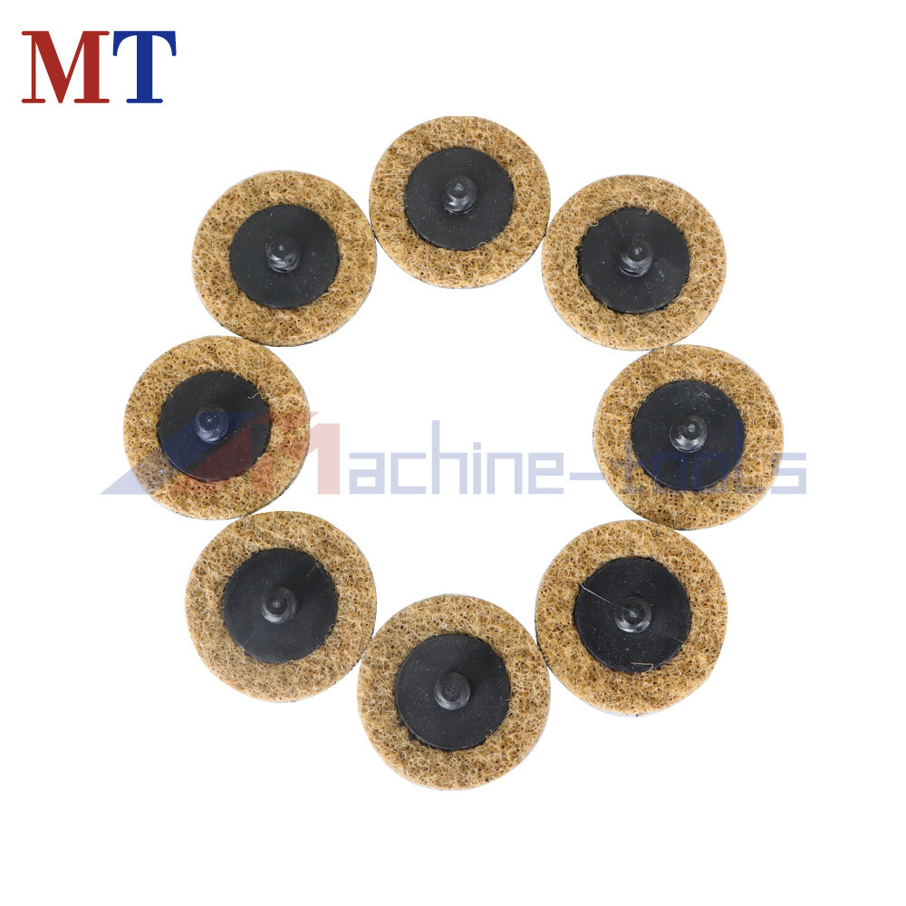 50 Pack Coarse Surface Conditioning Discs 2" Roll Lock Die Grinder Sanding Pads