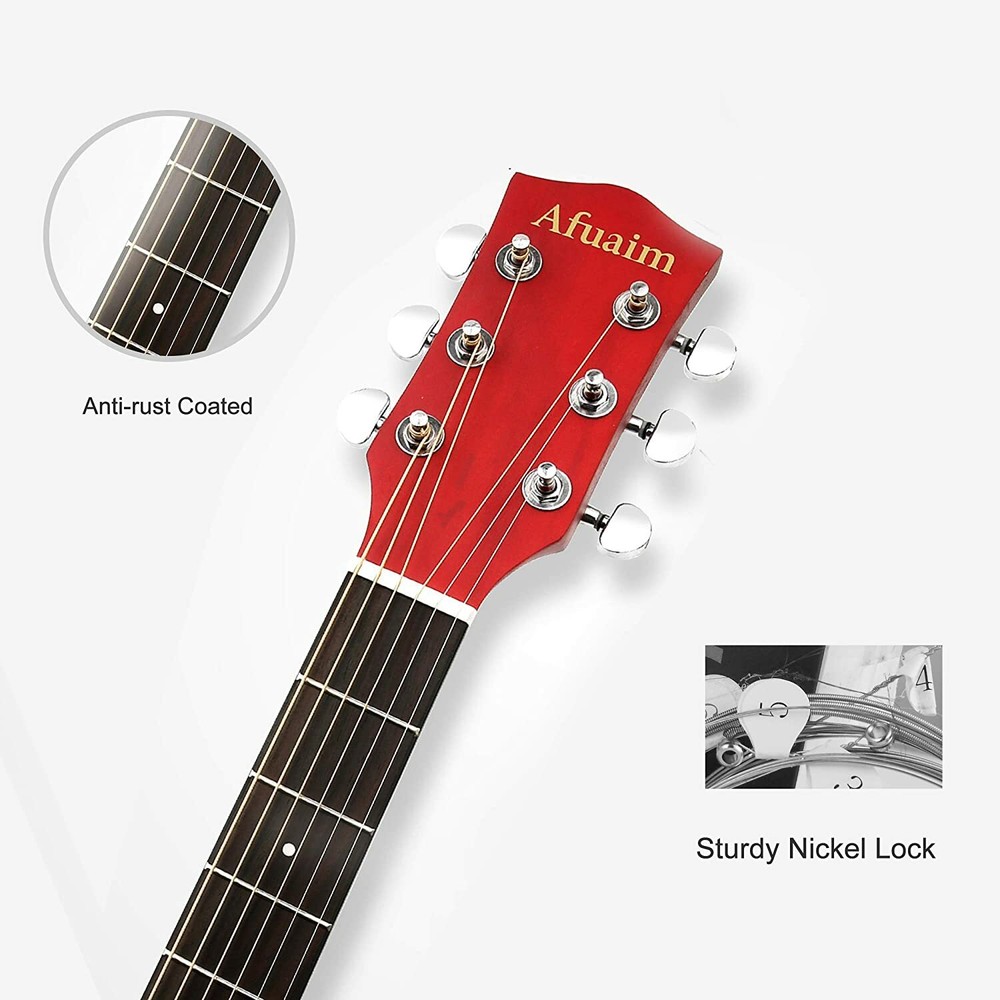 Afuaim Electric Guitar Strings AE1046 Light, .010 – .046 Nickel Wound String Set