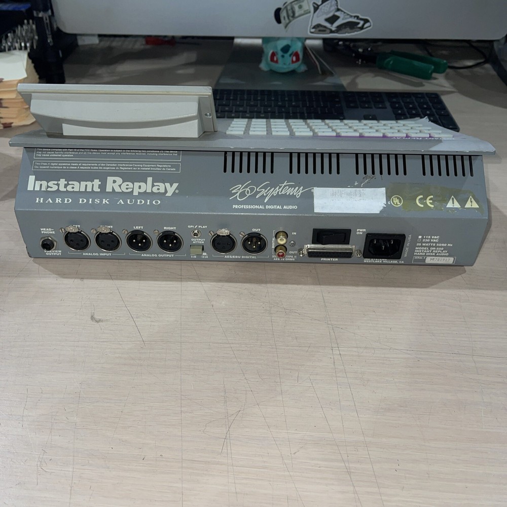 360 Systems DR-550 Instand Replay Hard Disk Digital Audio