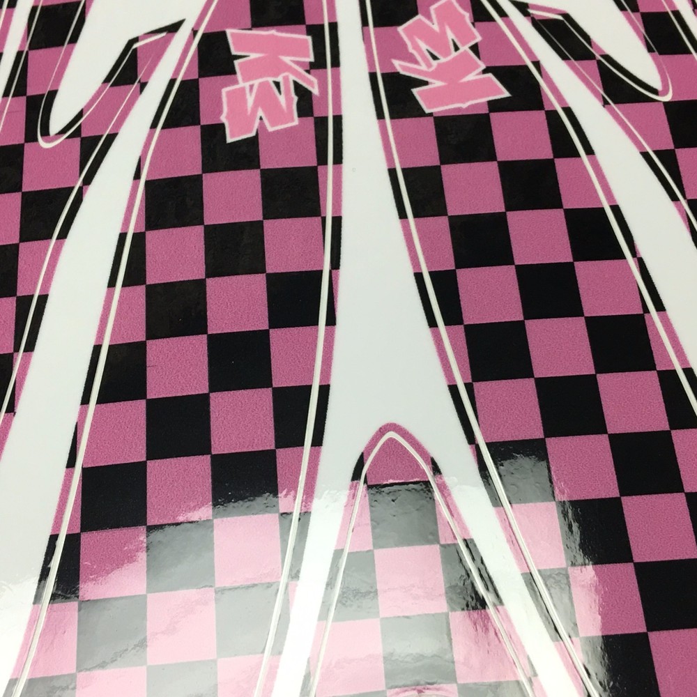 NEW KM Paintball Rotor Loader Wrap - KM Checkers Pink