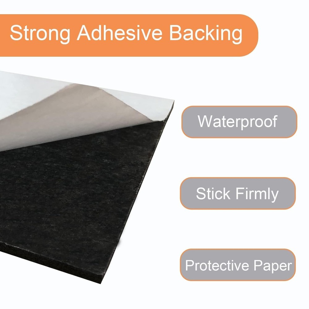 1/8" Thick Neoprene Foam Sheets - 8pcs for Anti-Vibration & Insulation