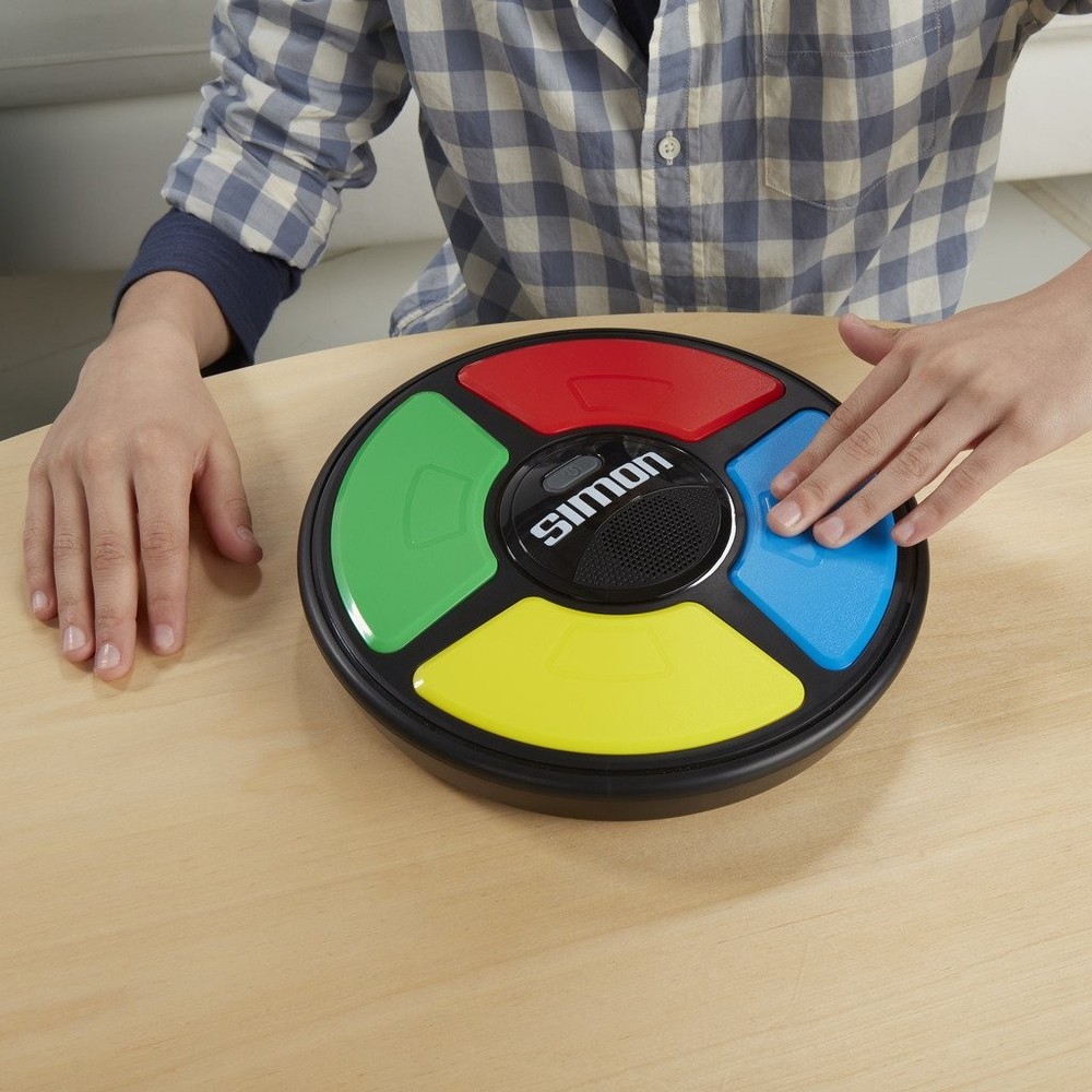 Simon Classic Game Multicoloured Electronic Memory Challenge for Kids and Adults