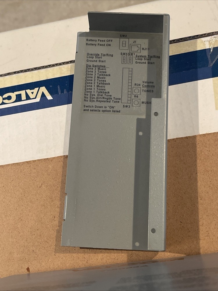 VALCOM V-2003A Page Control 3 Zone Plus Page 0799111001227 From Working System