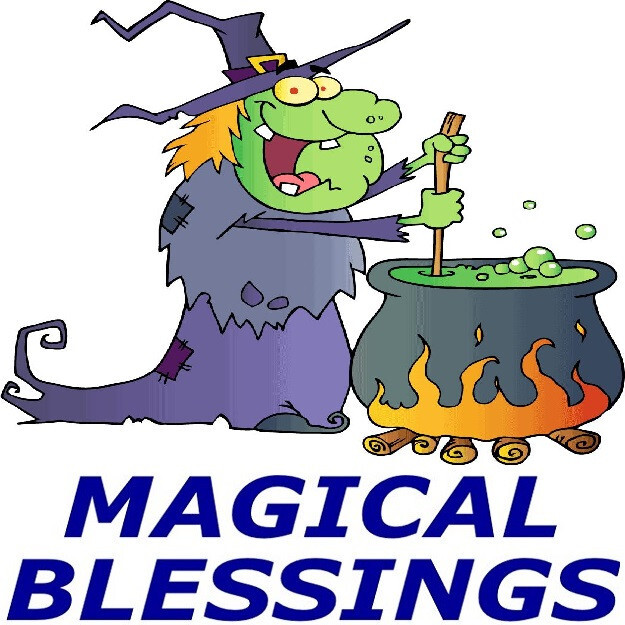30 Custom Magical Blessings Witch Brew Personalized Address Labels