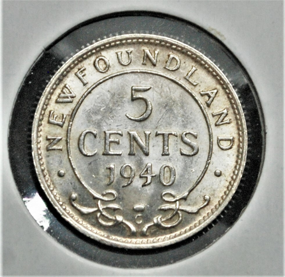 1940 Newfoundland 5 Cents