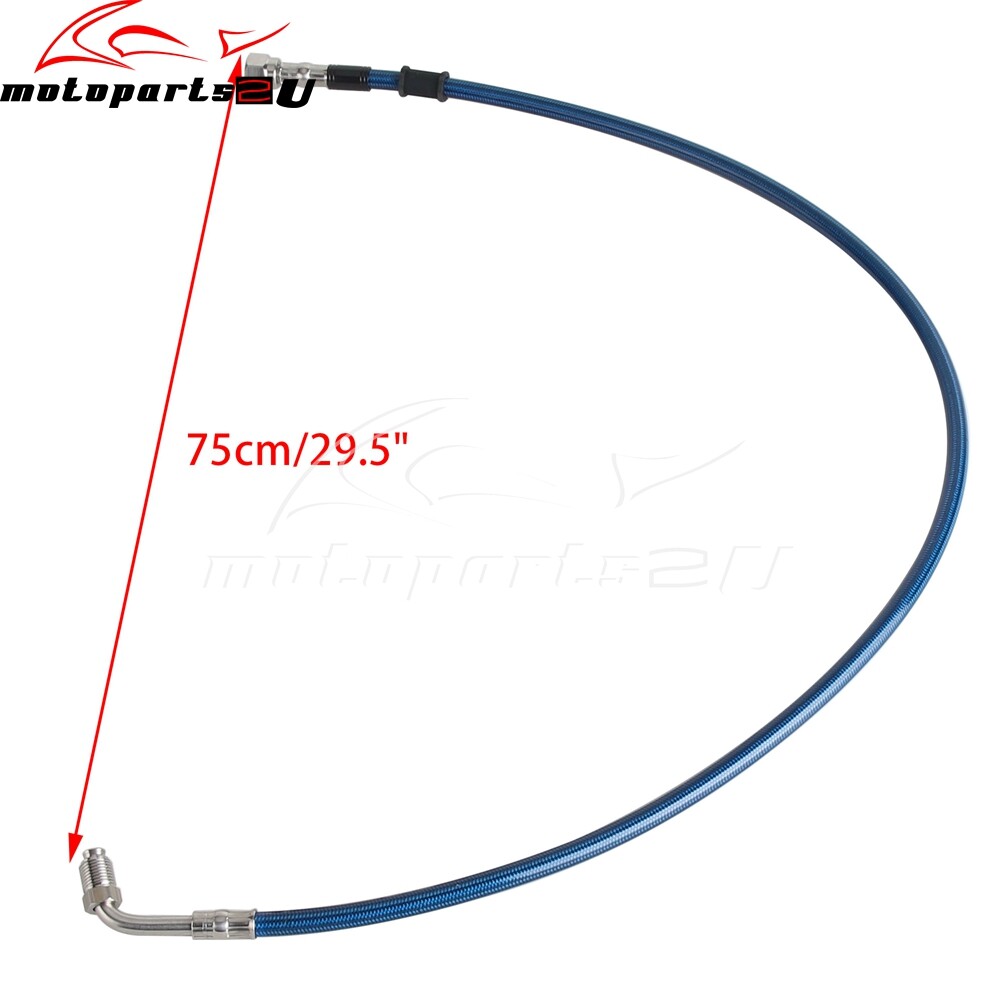 Front Upper Lower Complete Brake Line Kit Red Fit 2018+ Harley Softail Fat Bob