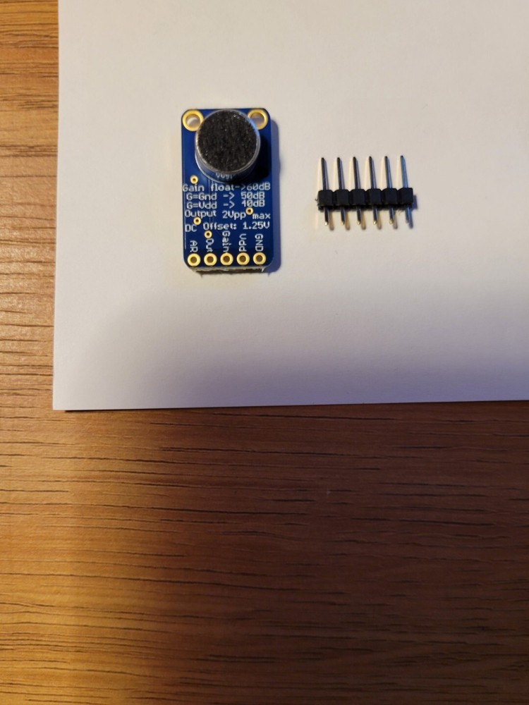 Adafruit Electret Microphone Amplifier-Max9814 with Auto Gain Control