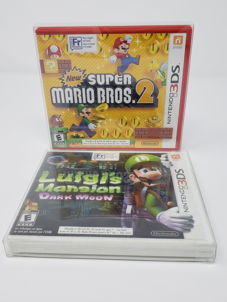 BOX PROTECTOR FOR NINTENDO 3DS GAME CLEAR PLASTIC SLEEVE