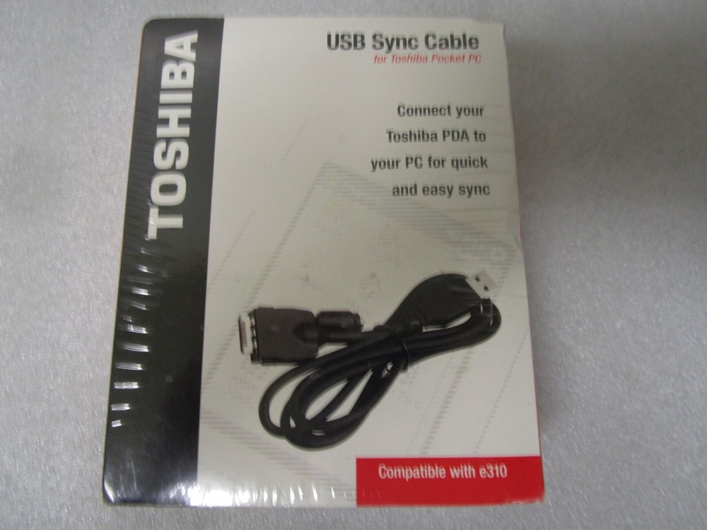 Toshiba E310 E330 E335 E740 E750 E755 Pocket PC USB Sync Cable (PA3185U-1ETC)