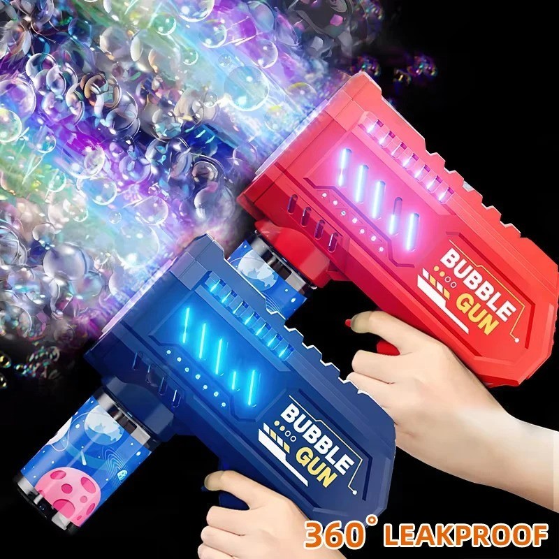 Fully Automatic Bubble Gun Rocket Bubbles Machine Automatic Blower with Bubble