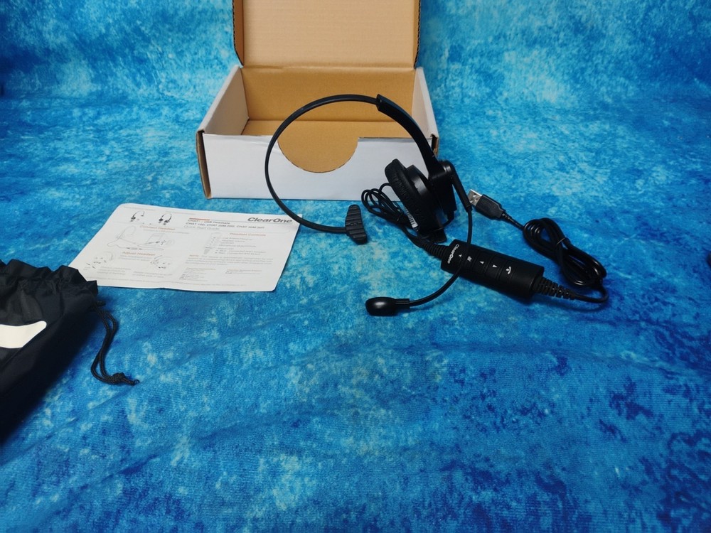 ClearOne Chat 20M USB Headset, 910-000-20M