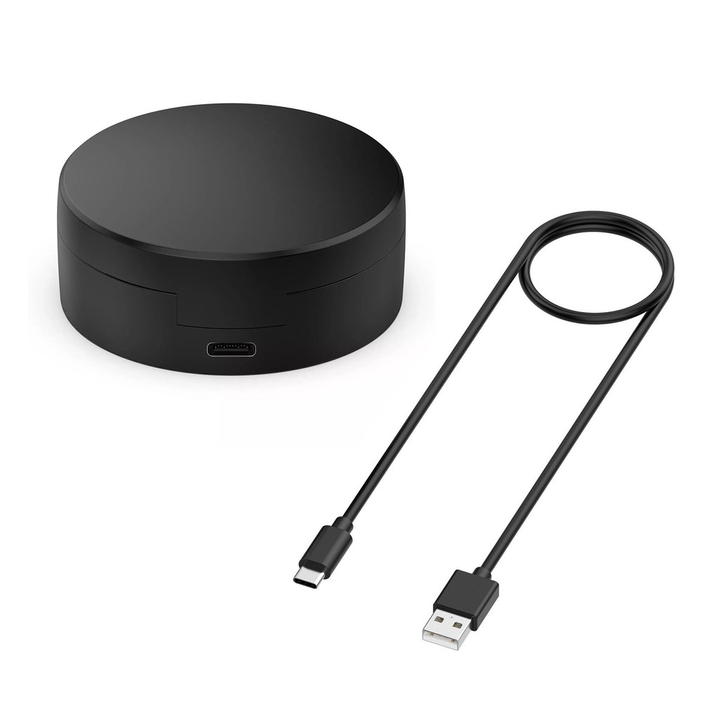 1Pc Portable Black Type-C 8#-9# Smart Ring Charger Charging Case For RingConn